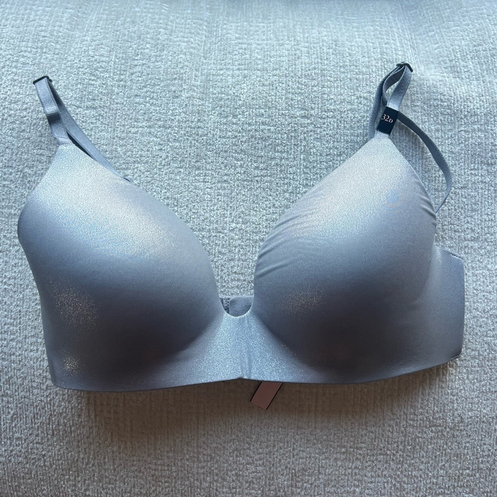 NWT silver shine bra